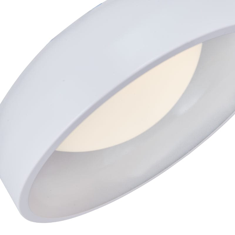 Abra Abra 13" 3CCK Inner Curve Flushmount with Opal Glass Diffuser 30075FM