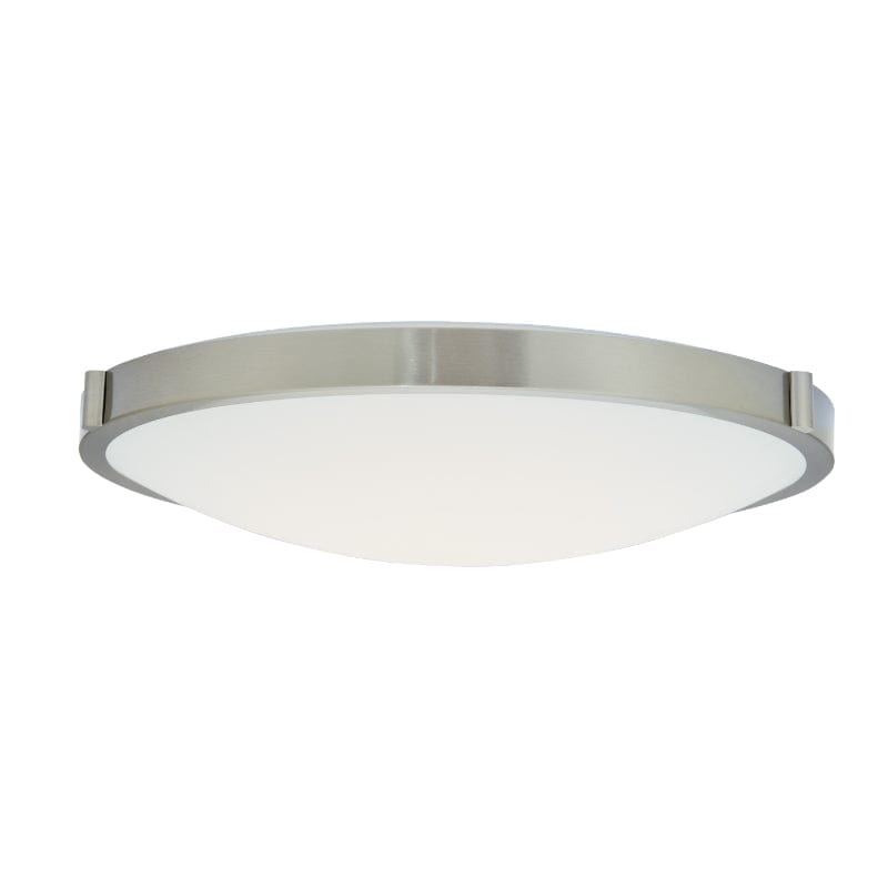 Abra Abra 20" Low Profile Frosted Glass Flushmount with High Output Dimmable LED 30068FM