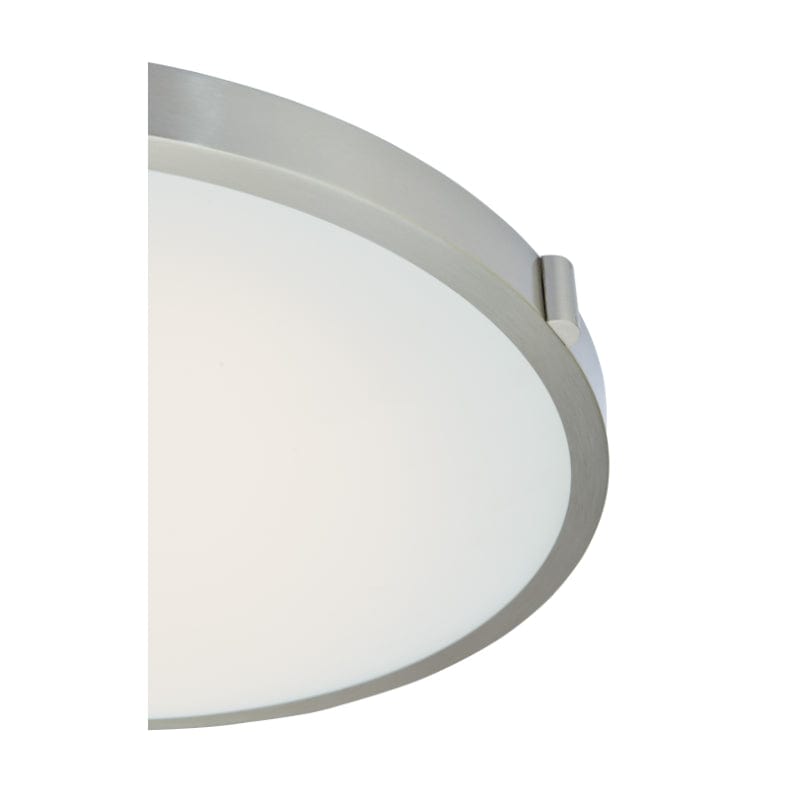 Abra Abra 20" Low Profile Frosted Glass Flushmount with High Output Dimmable LED 30068FM