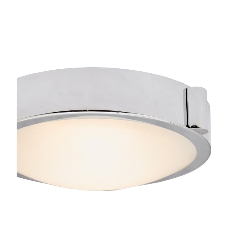 Abra Abra 8" Low Profile Frosted Glass Flushmount with High Output Dimmable LED 30064FM
