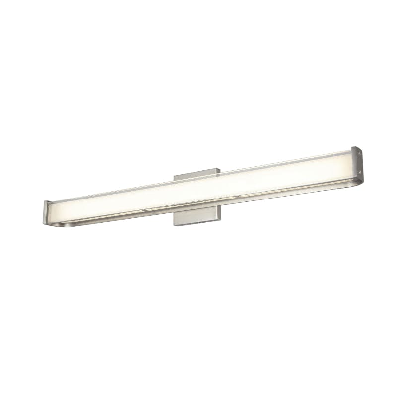 Abra Abra Curved Metal Vanity with Frosted Glass Diffuser 20133WV