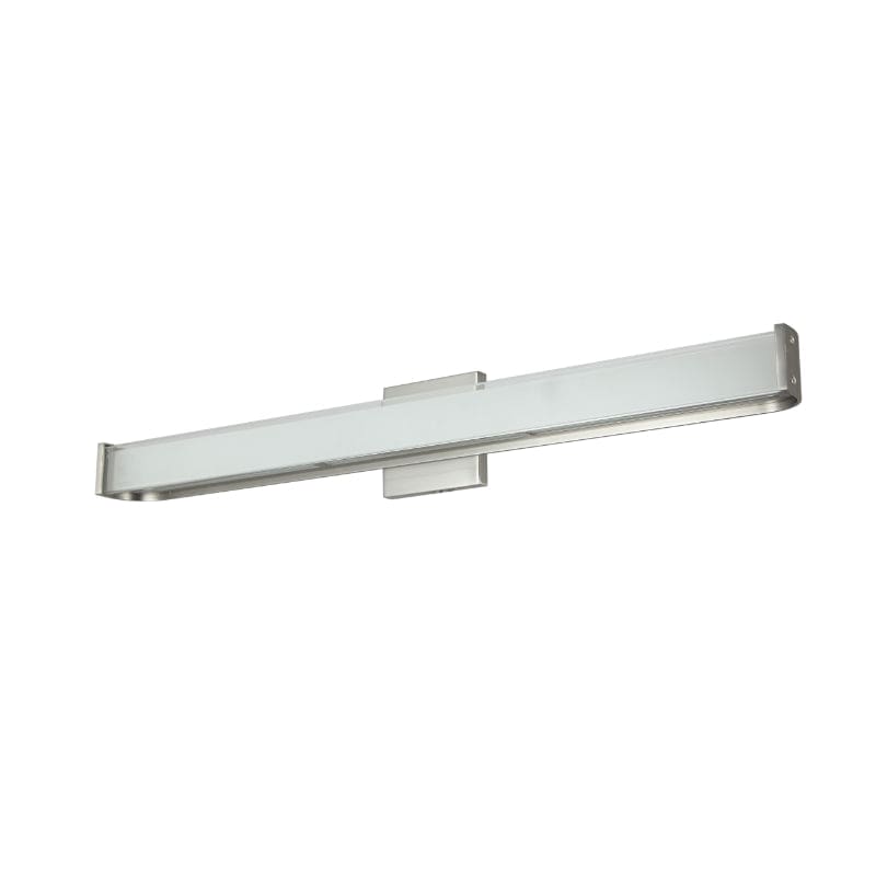 Abra Abra Curved Metal Vanity with Frosted Glass Diffuser 20133WV
