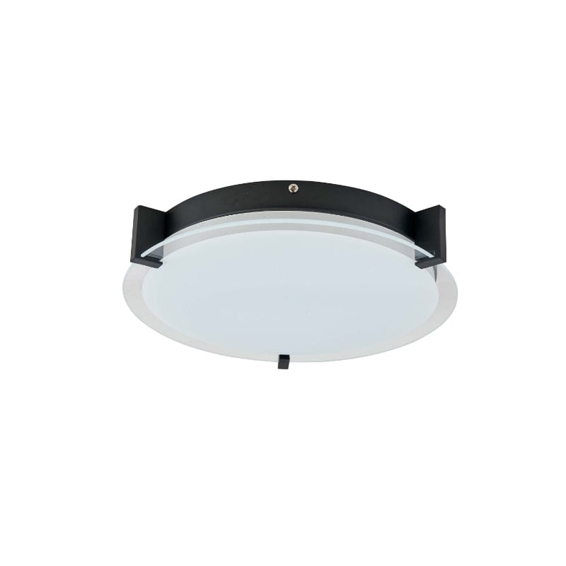 Abra Abra Flat Round Glass Low Profile Flushmount 30010FM