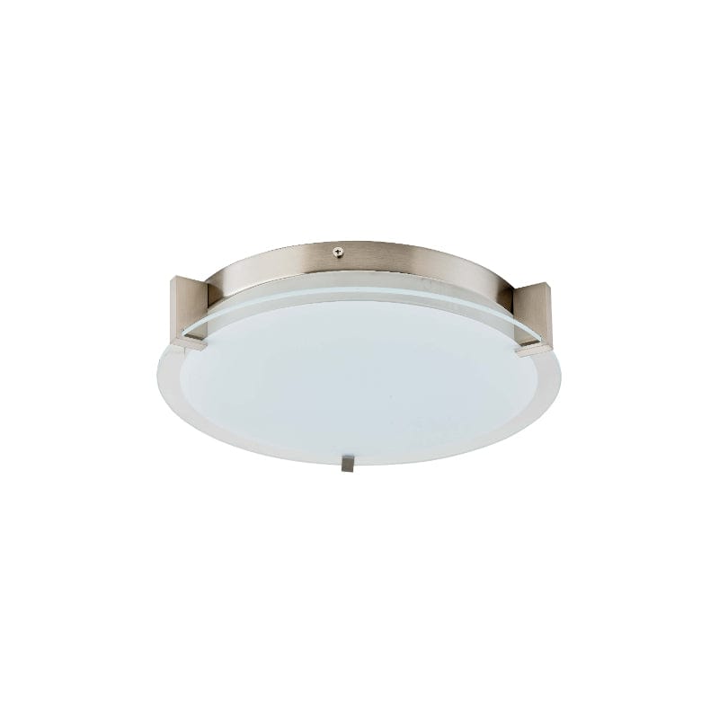 Abra Abra Flat Round Glass Low Profile Flushmount 30010FM