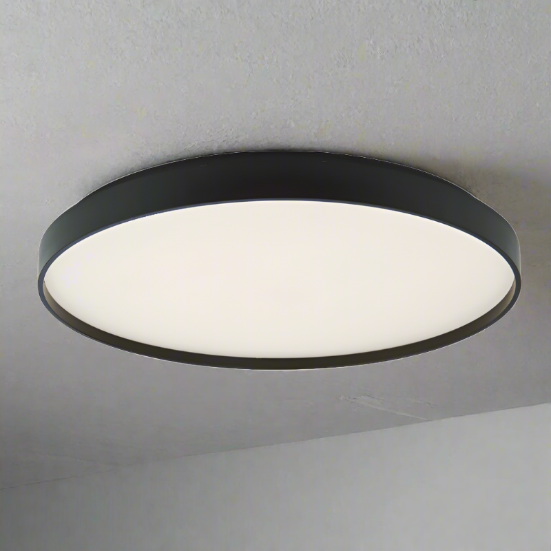 Abra 15" Low Profile Flushmount with Soft Uplight