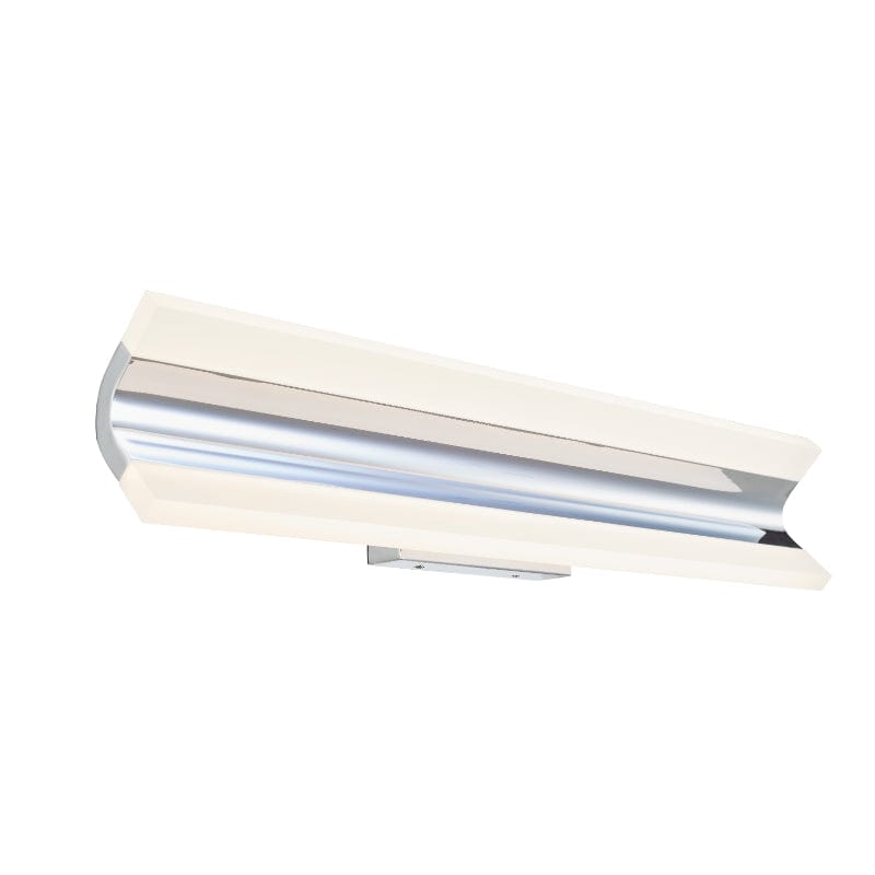 Abra Chrome Abra Curved Acrylic Twin Bar Vanity 20077WV