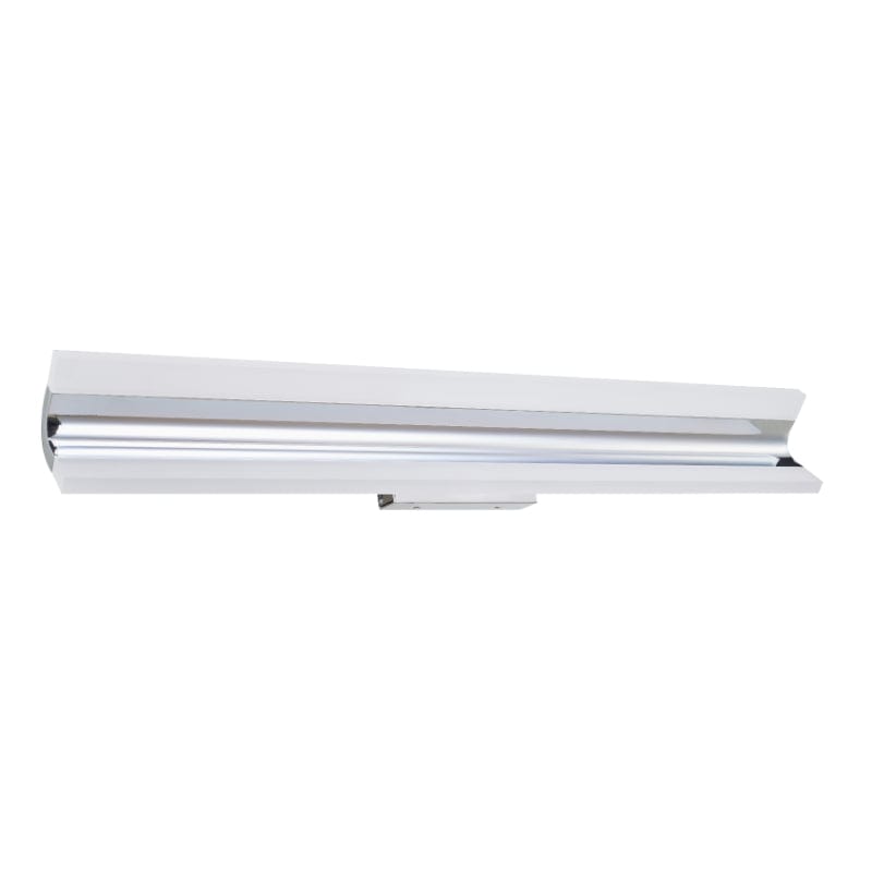 Abra Chrome Abra Curved Acrylic Twin Bar Vanity 20078WV