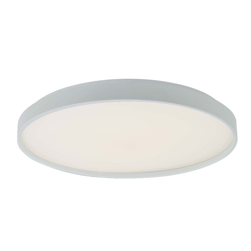Abra White Abra 15" Low Profile Flushmount with Soft Uplight 30053FM