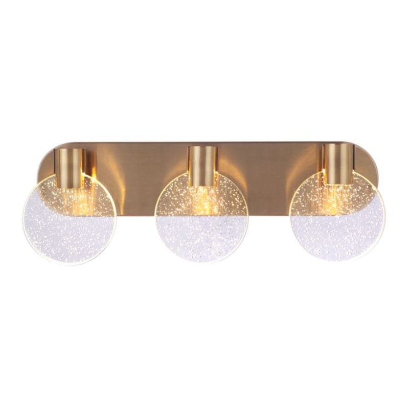 Craftmade Craftmade Glisten 3 Light LED Vanity in Satin Brass 15122SB-LED