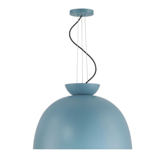 Craftmade Ventura Dome 1 Light Pendant in Dusty Blue 59192-DB