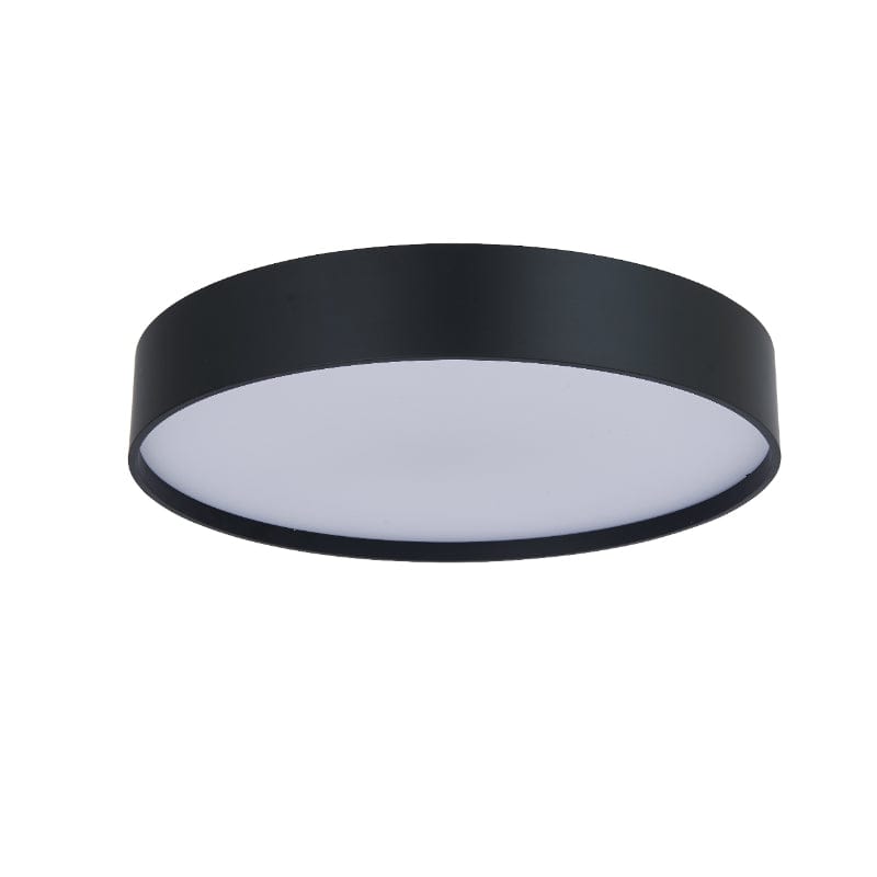 Abra Abra 14" 3CCK Metal Cylinder and Frosted Glass Flushmount 30027FM