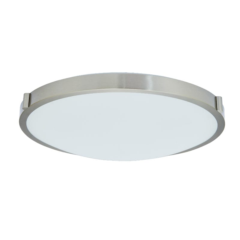 Abra Abra 20" Low Profile Frosted Glass Flushmount with High Output Dimmable LED 30068FM