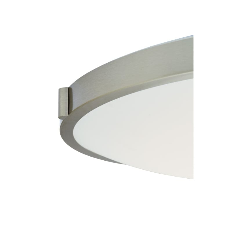 Abra Abra 20" Low Profile Frosted Glass Flushmount with High Output Dimmable LED 30068FM