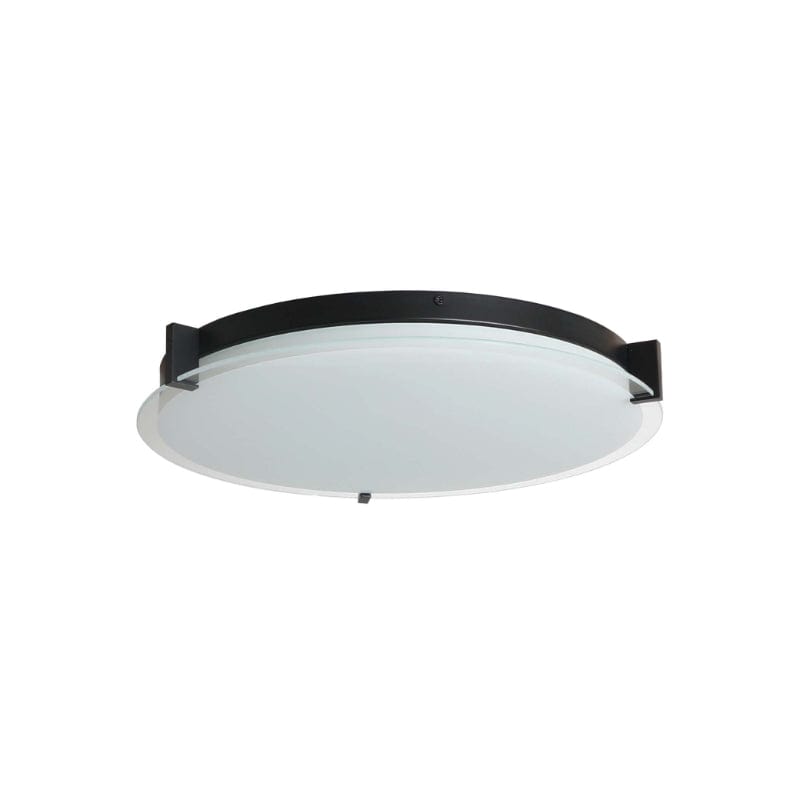 Abra Abra Flat Round Glass Low profile Flushmount 30018FM