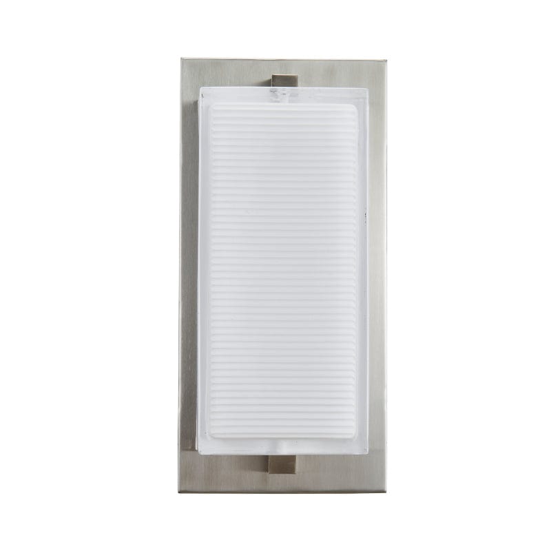 Abra Abra Wet Location Inverted Ribbed Glass Wall Fixture 50050ODW