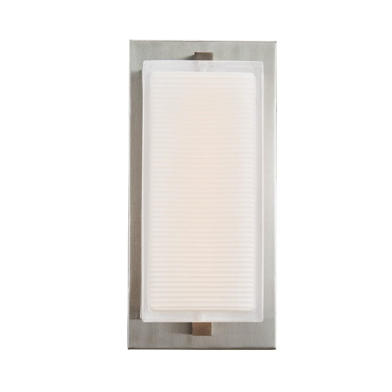 Abra Abra Wet Location Inverted Ribbed Glass Wall Fixture 50050ODW