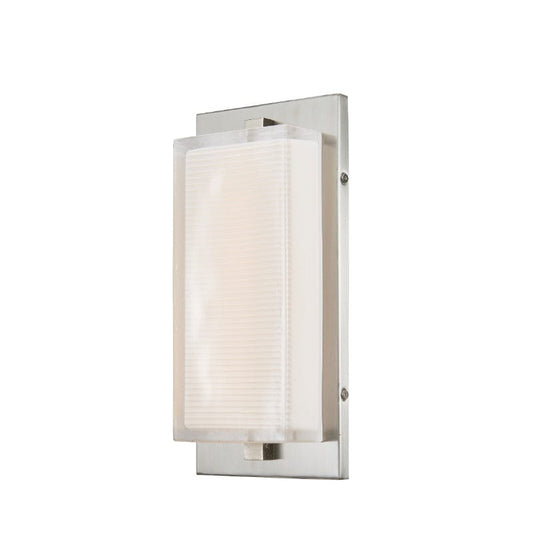 Abra Abra Wet Location Inverted Ribbed Glass Wall Fixture 50050ODW