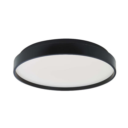 Abra Black Abra 10" Low Profile Flushmount with Soft Uplight 30051FM