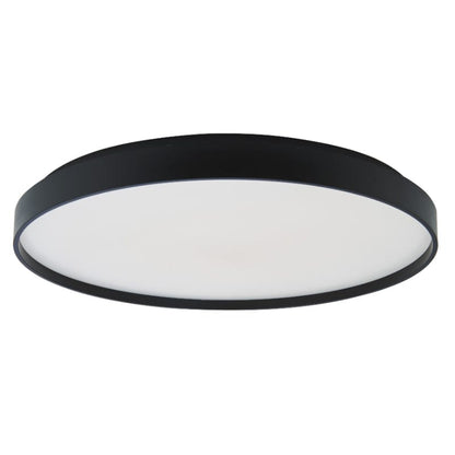 Abra Black Abra 19" Low Profile Flushmount with Soft Uplight 30054FM