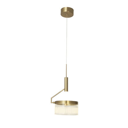 Abra Brushed Bronze Abra Off-set Lightwave Pendant 10101PN