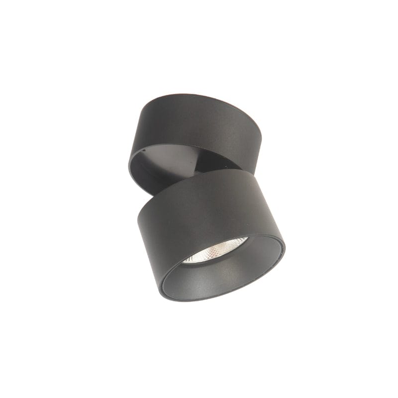 Abra Matte Black Abra Rotating and Pivoting Spotlight 30008FM