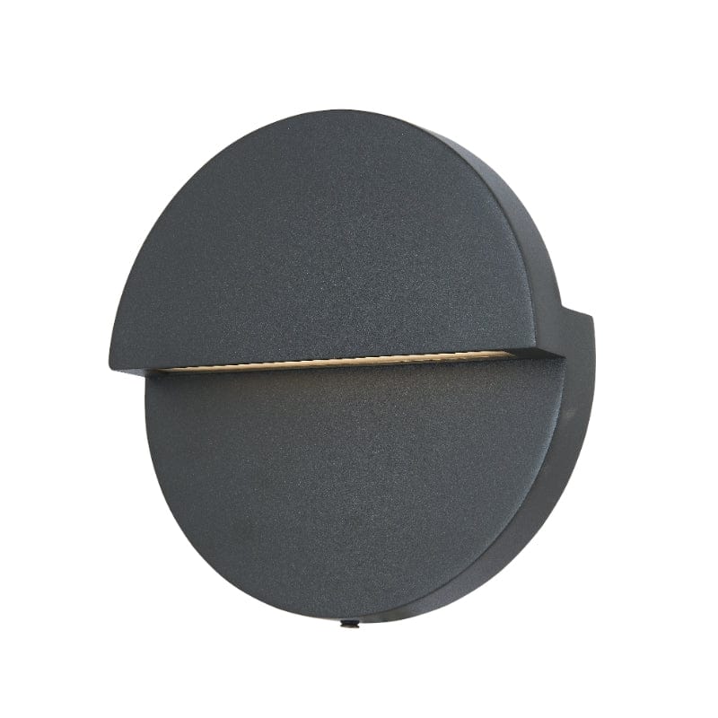 Abra Matte Black Abra Wet Location Round Up/Down Wall fixture 50081ODW