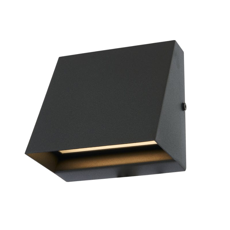 Abra Matte Black Abra Wet Location Wall Sconce 50070ODW