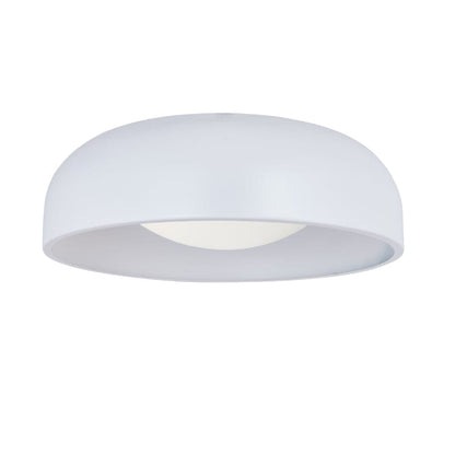 Abra Matte White Abra 17" 3CCK Inner Curve Flushmount with Opal Glass Diffuser 30076FM