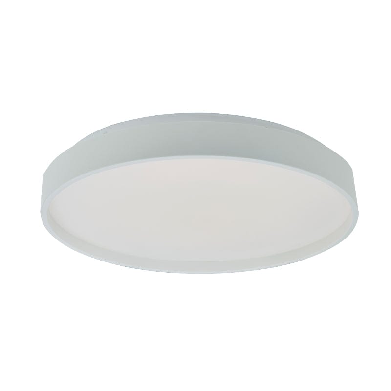 Abra White Abra 10" Low Profile Flushmount with Soft Uplight 30051FM