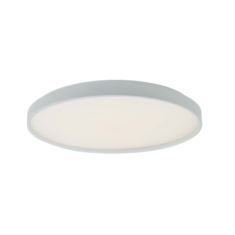 Abra White Abra 19" Low Profile Flushmount with Soft Uplight 30054FM