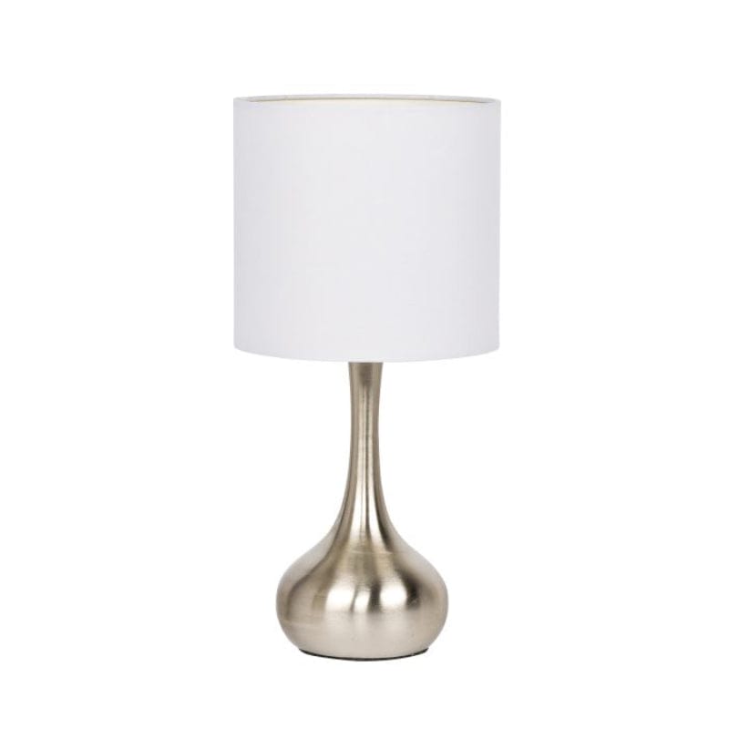 Craftmade Craftmade 1 Light Metal Base Table Lamp in Brushed Polished Nickel 86226