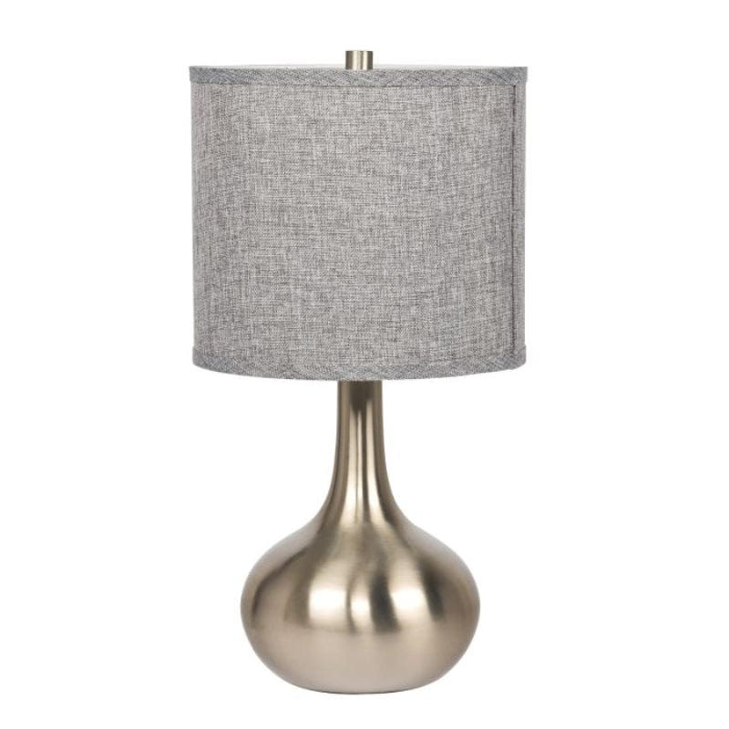 Craftmade Craftmade 1 Light Metal Base Table Lamp in Brushed Polished Nickel 86235