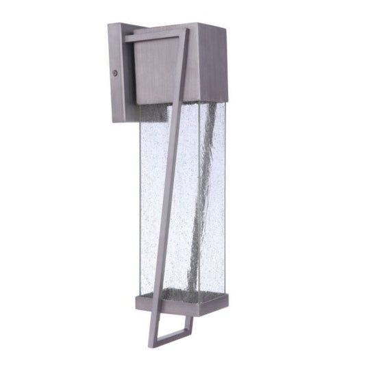 Craftmade Craftmade Bryce 1 Light Large Outdoor LED Wall Mount in Brushed Titanium ZA4424-BT-LED