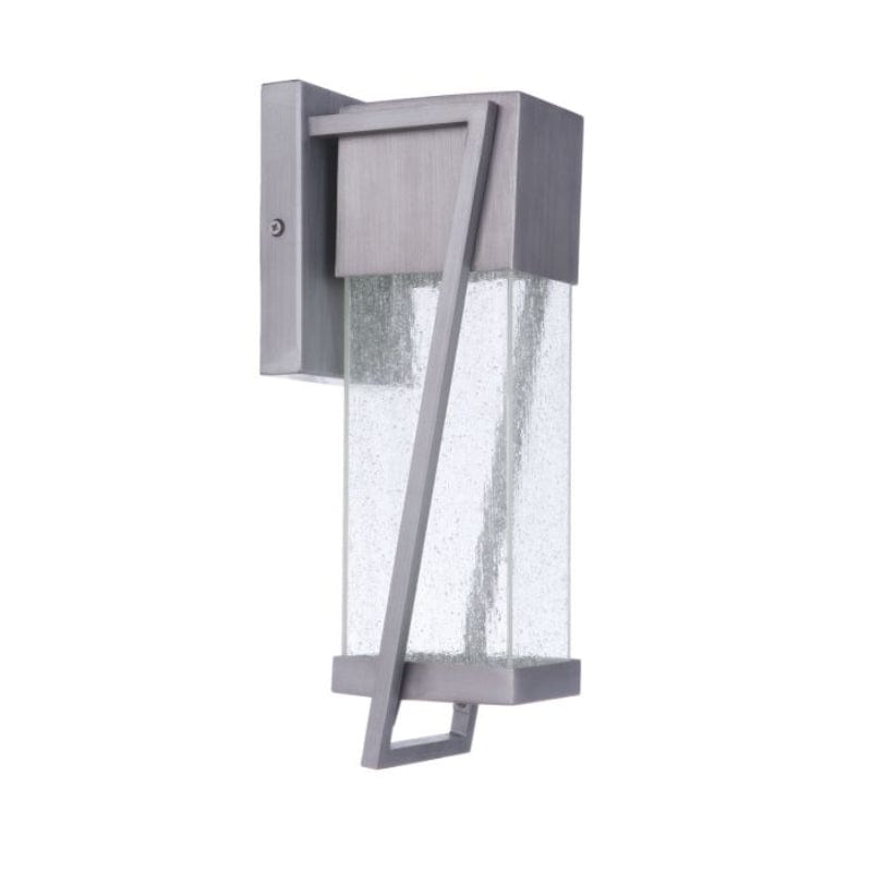 Craftmade Craftmade Bryce 1 Light Small Outdoor LED Wall Mount in Brushed Titanium ZA4404-BT-LED
