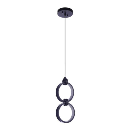 Craftmade Craftmade Context 2 Light LED Pendant in Flat Black 59392-FB-LED