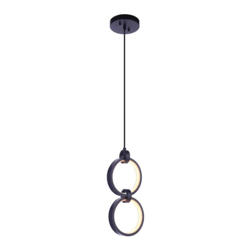 Craftmade Craftmade Context 2 Light LED Pendant in Flat Black 59392-FB-LED