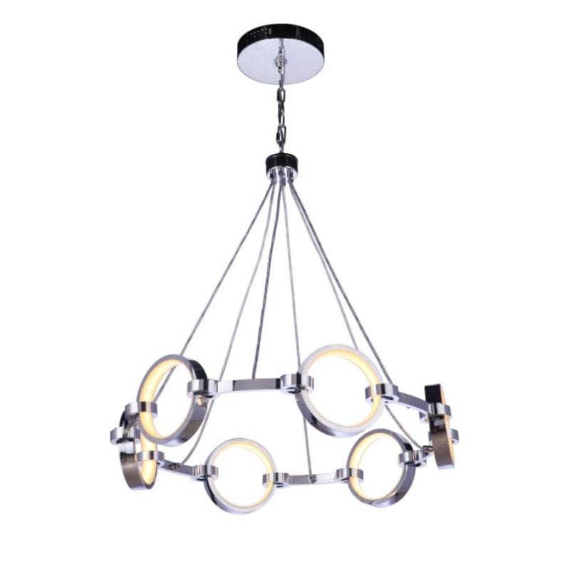 Craftmade Craftmade Context 6 Light LED Chandelier in Chrome 59326-CH-LED