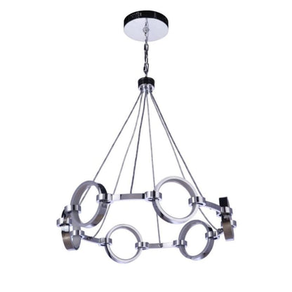 Craftmade Craftmade Context 6 Light LED Chandelier in Chrome 59326-CH-LED