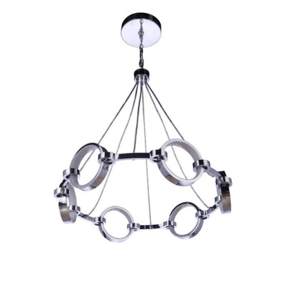 Craftmade Craftmade Context 6 Light LED Chandelier in Chrome 59326-CH-LED