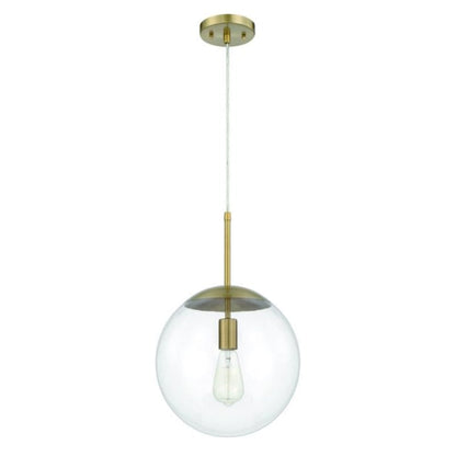 Craftmade Craftmade Gaze 1 Light 12" Pendant in Satin Brass 56892-SB