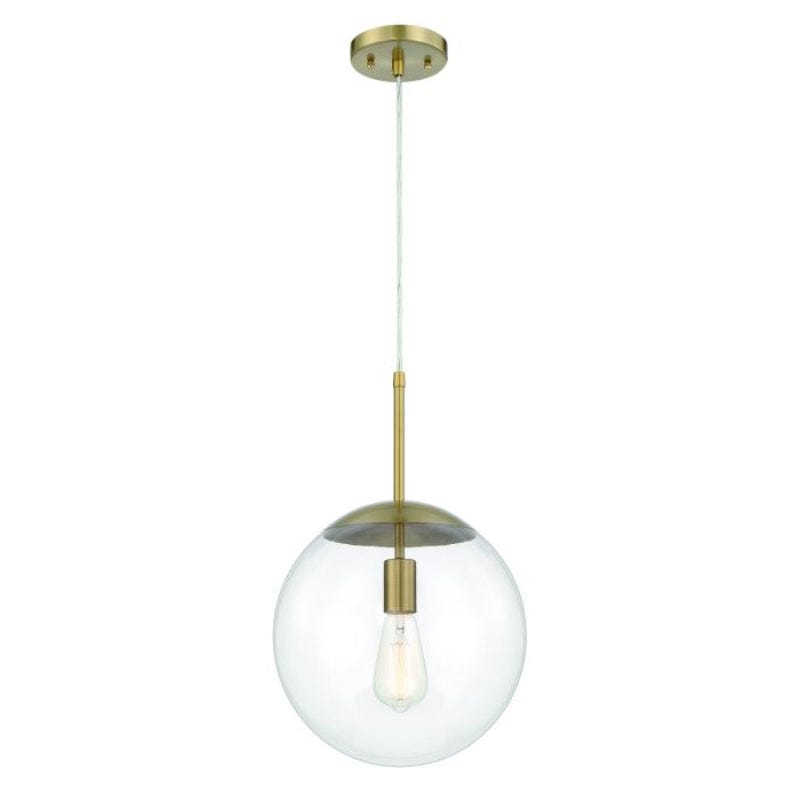 Craftmade Craftmade Gaze 1 Light 12" Pendant in Satin Brass 56892-SB