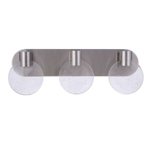 Craftmade Craftmade Glisten 3 Light LED Vanity in Brushed Polished Nickel 15122BNK-LED