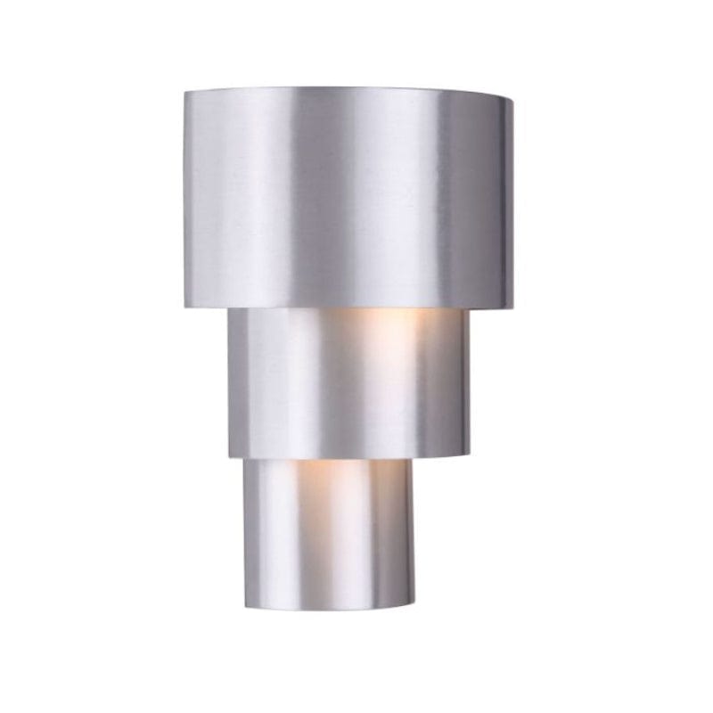 Craftmade Craftmade Midtown 1 Light Large Outdoor 3 Tiered LED Wall Mount in Satin Aluminum ZA5122-SA-LED