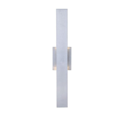 Craftmade Craftmade Rens 1 Light Large Outdoor LED Wall Mount in Brushed Aluminum ZA2620-BAO-LED