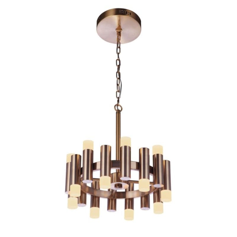 Craftmade Craftmade Simple Lux 16 Light LED Chandelier in Satin Brass 57516-SB-LED