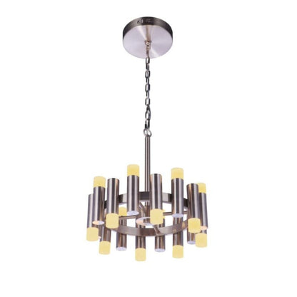 Craftmade Craftmade Simple Lux 20 Light LED Chandelier in Brushed Polished Nickel 57520-BNK-LED