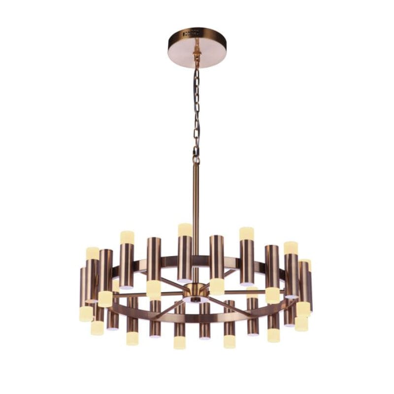 Craftmade Craftmade Simple Lux 24 Light LED Chandelier in Satin Brass 57524-SB-LED