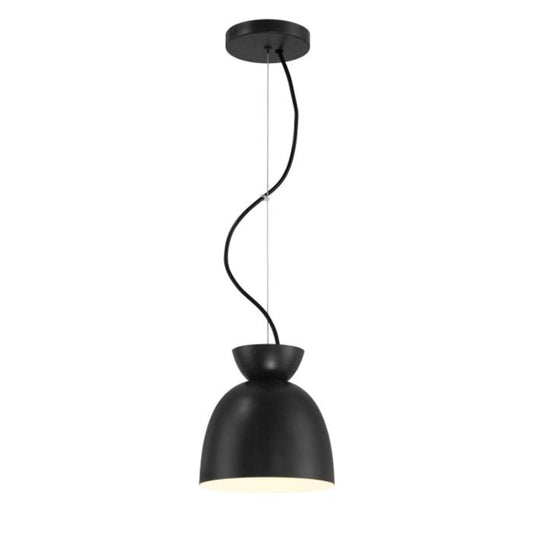 Craftmade Craftmade Ventura Dome 1 Light Mini Pendant in Flat Black 59191-FB