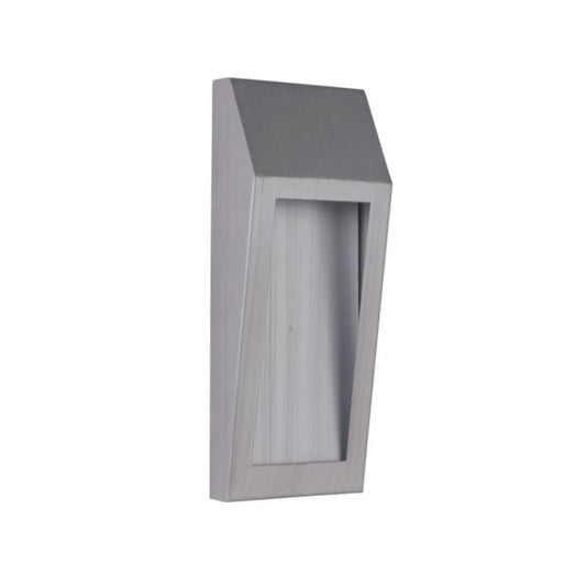 Craftmade Craftmade Wedge 1 Light Small LED Outdoor Pocket Sconce in Brushed Aluminum Z9302-BAO-LED