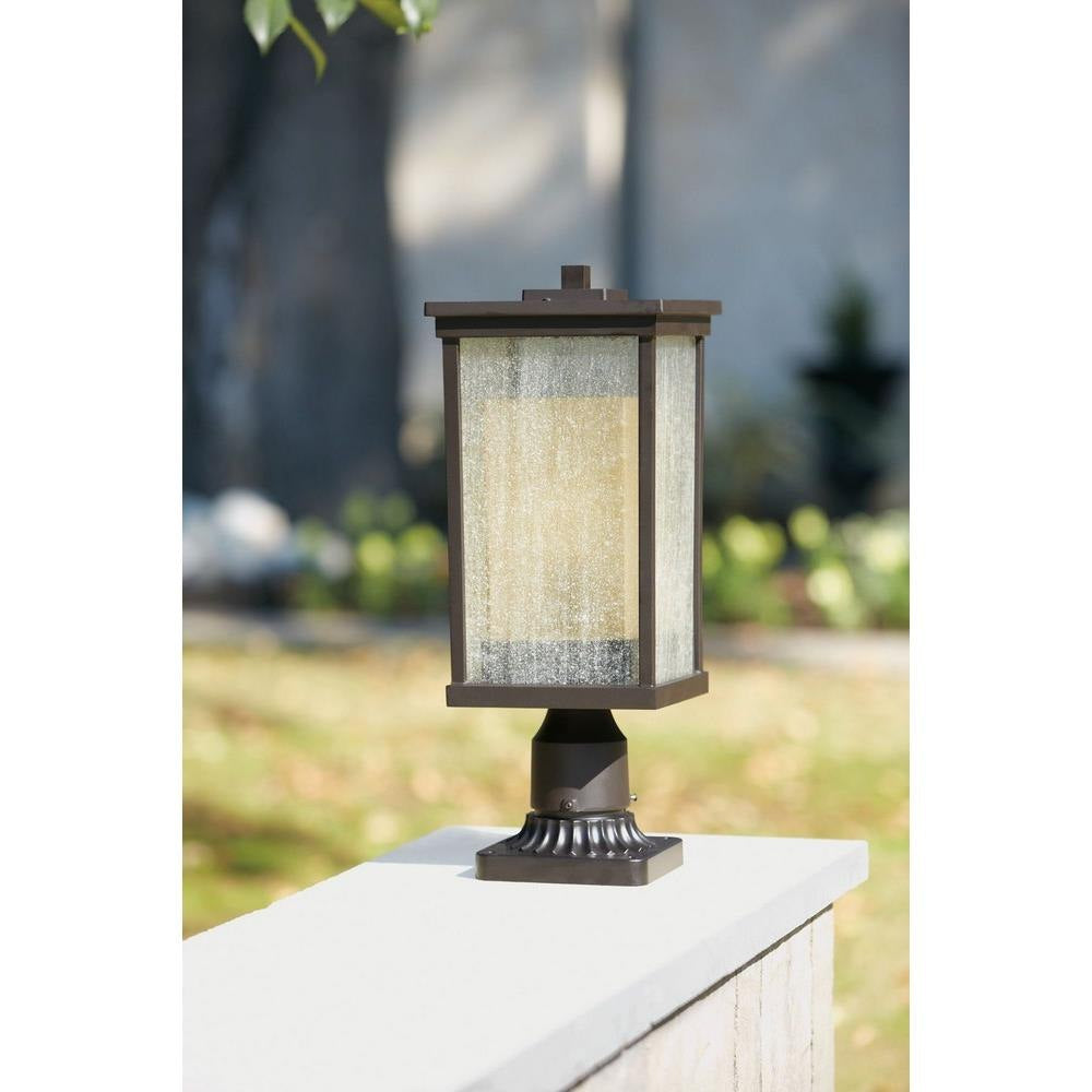 Craftmade Riviera 1 Light Medium Outdoor Wall Mount in Oiled Bronze Z3714-OBO